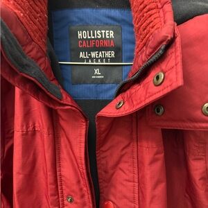 Hollister California Red All-Weather Jacket